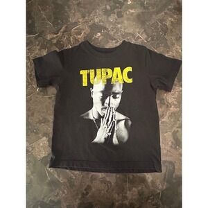Toddler Tupac Rapper Black Tshirt 4T - Great Condition